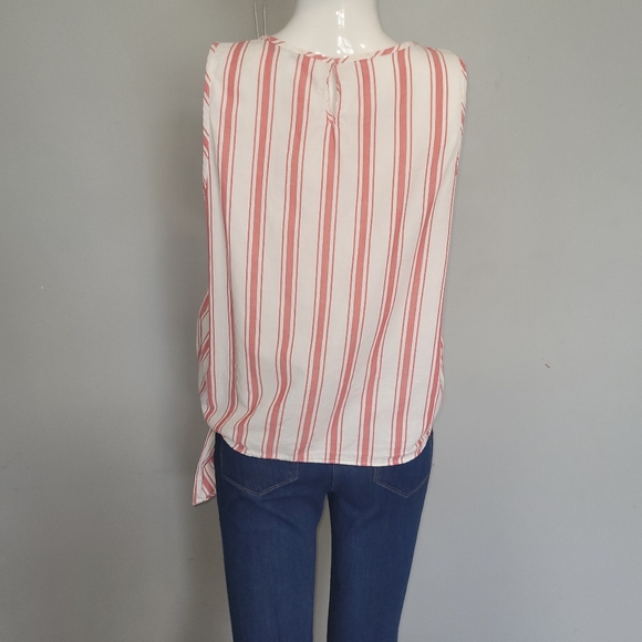 Madewell Side Tie Tank in Marcia Stripe, VGUC, Size M - Picture 4 of 8